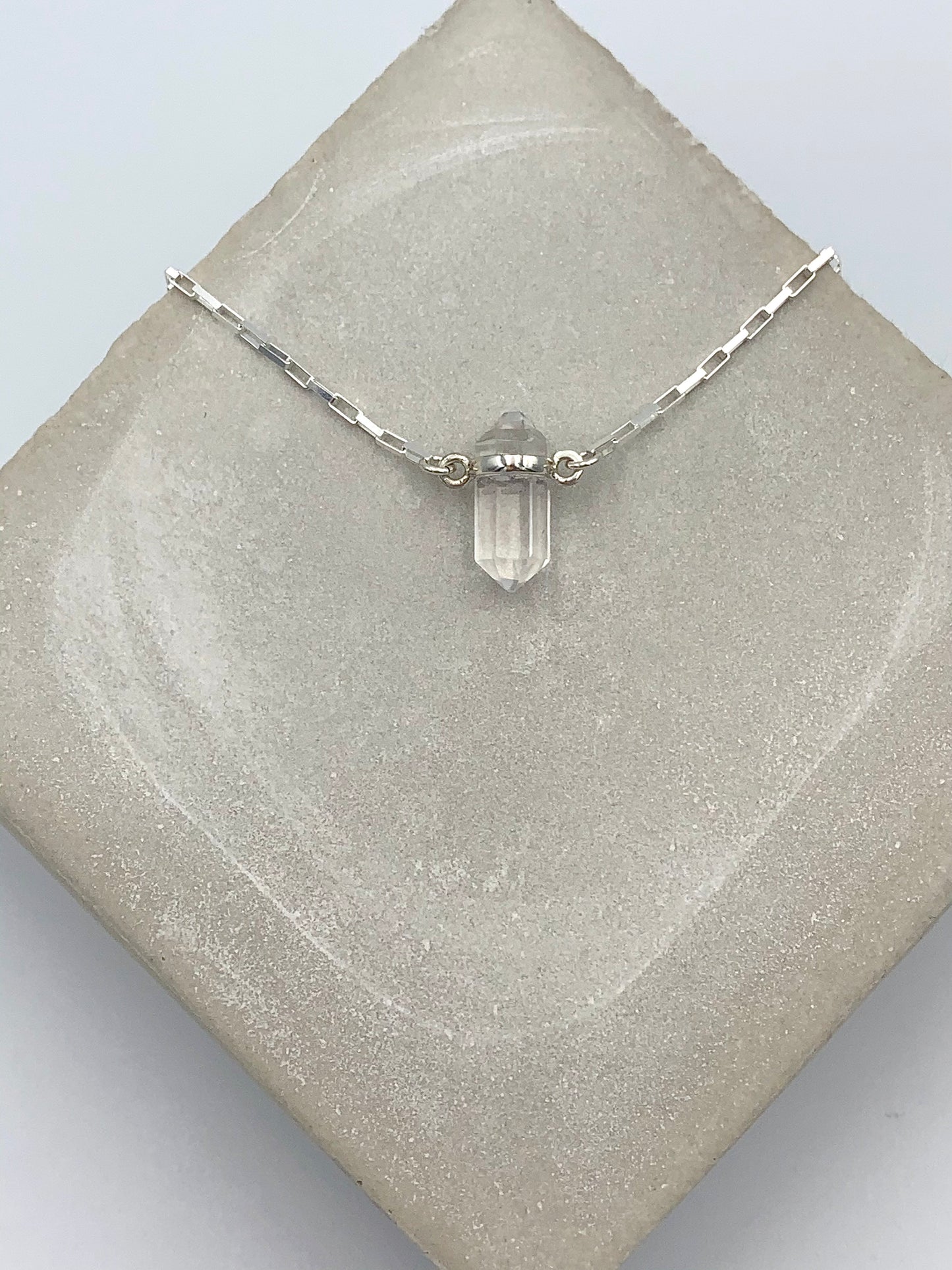 The Quartz Pendant | Silver