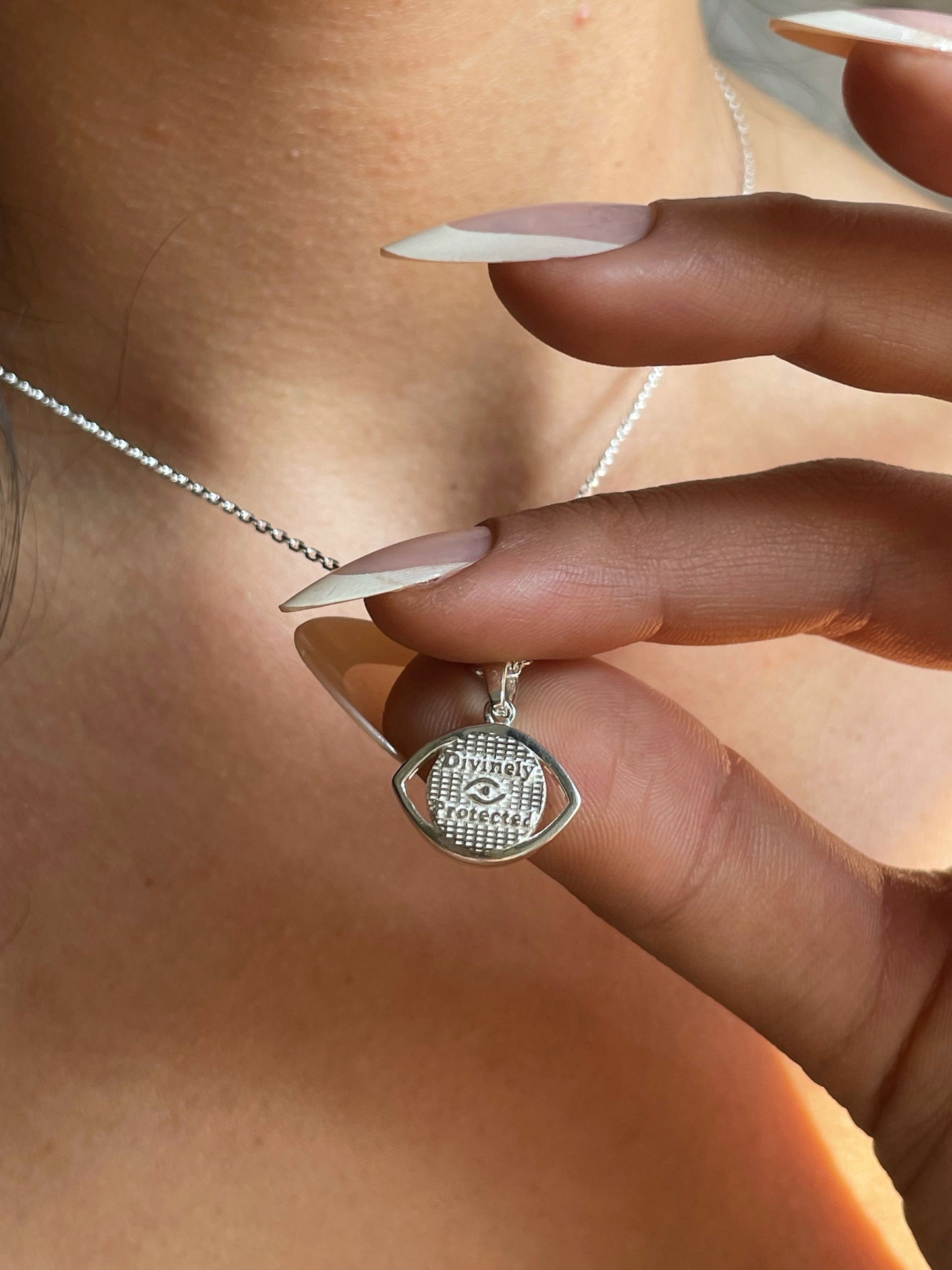 Silver Spartan Evil Eye