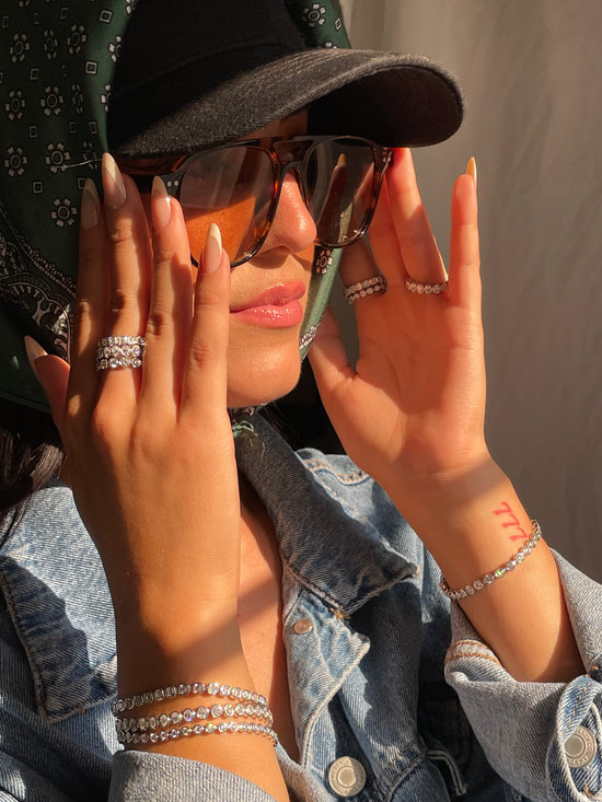 Lyss Tennis Bracelet 3.5 Vermeil