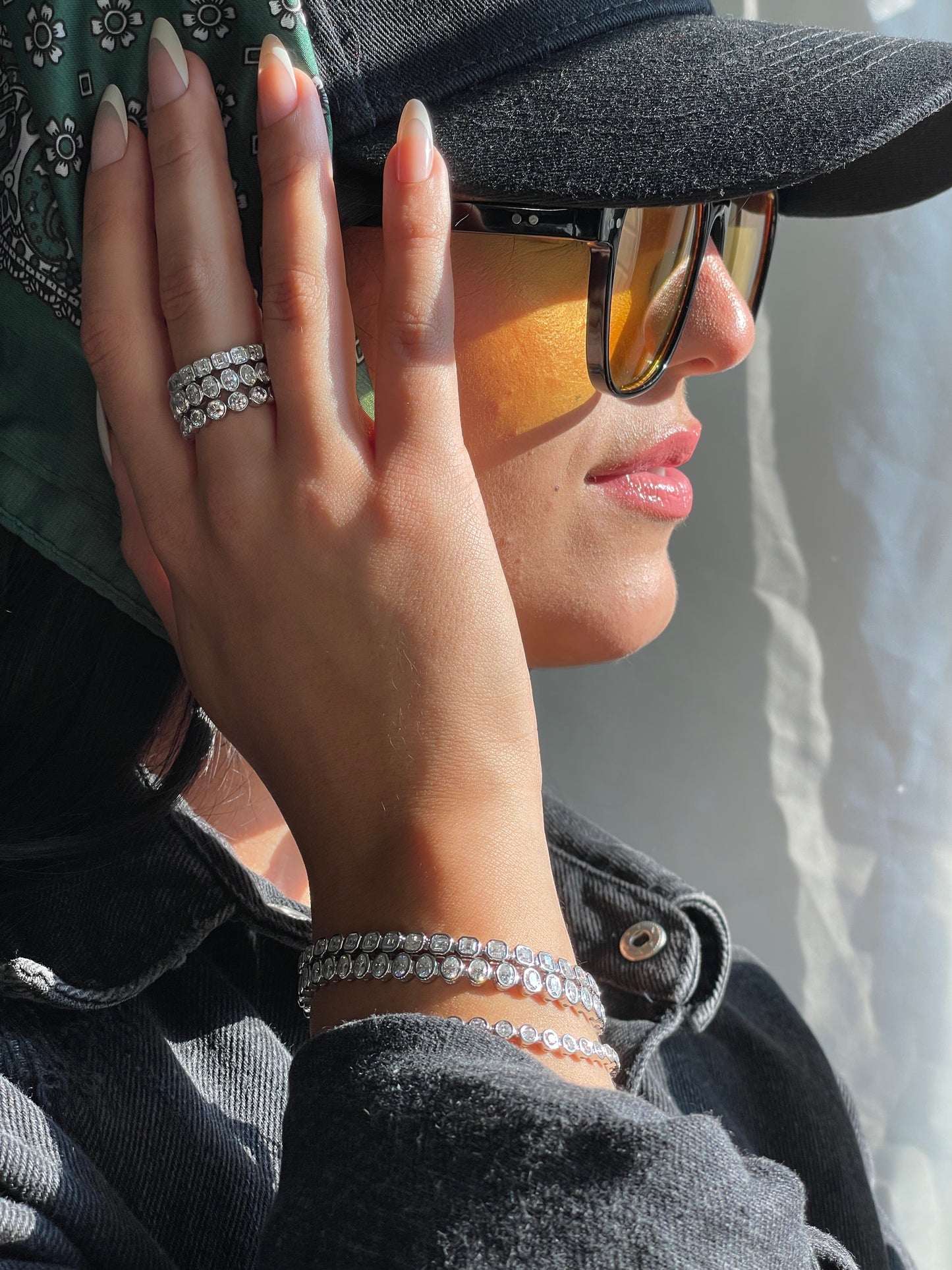 Lyss Tennis Bracelet 3.5 Silver