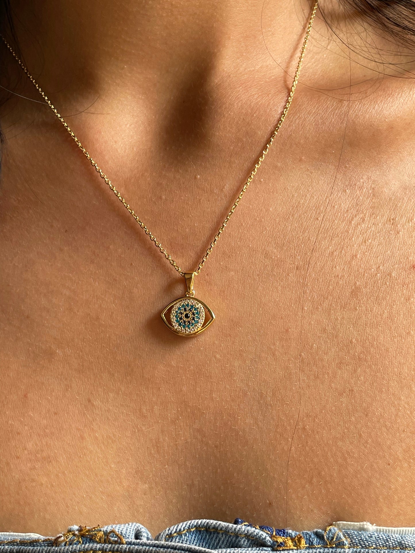 Gold Spartan Evil Eye