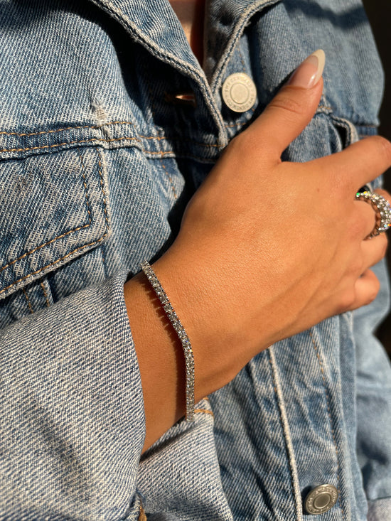 Vita Tennis Bracelet Silver
