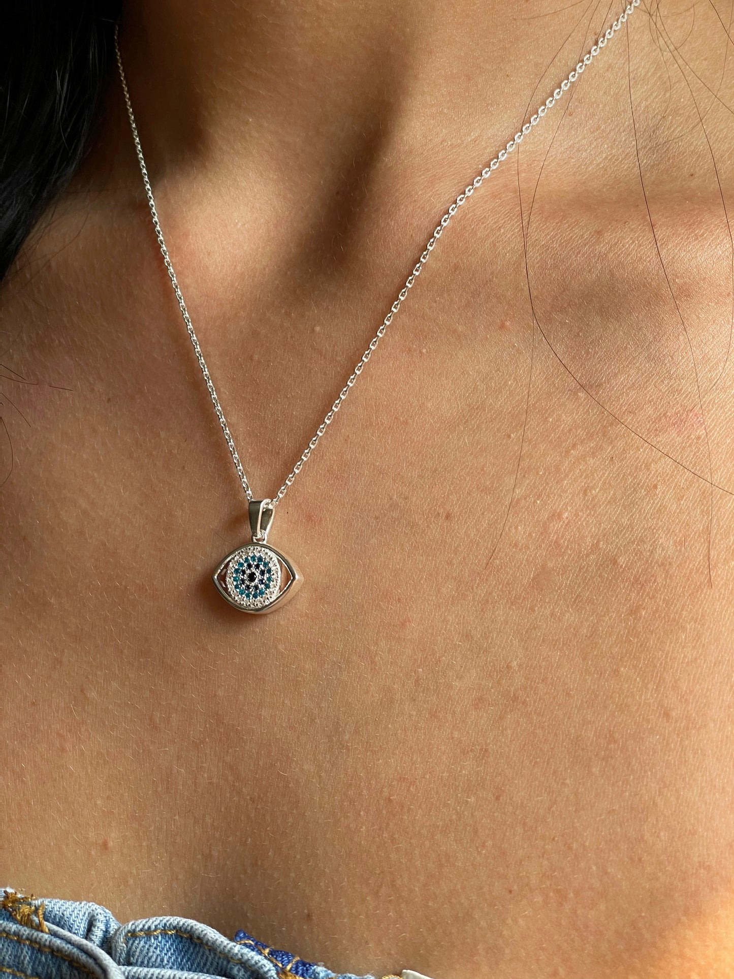 Silver Spartan Evil Eye
