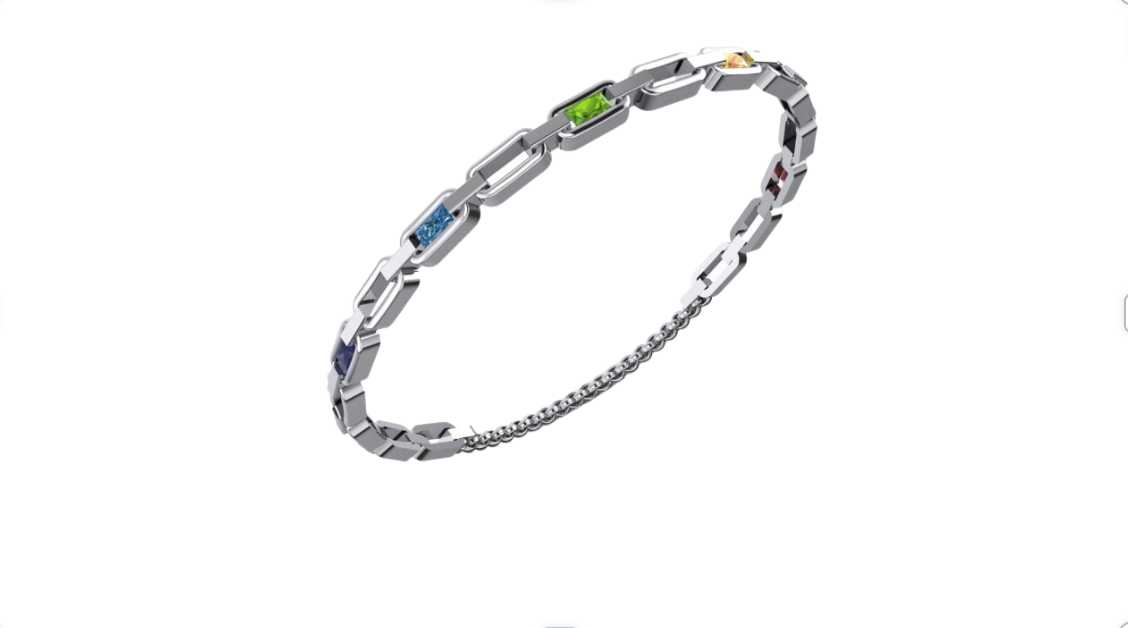 Chakra Bracelet | Silver