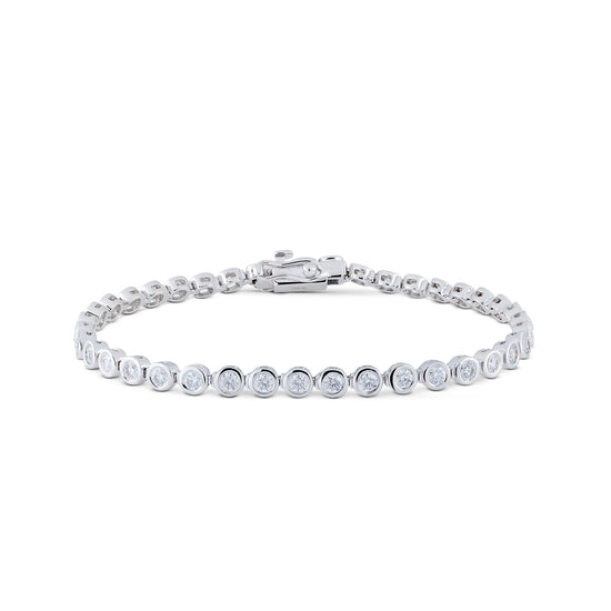 Allegra Tennis Bracelet 2.5 Silver