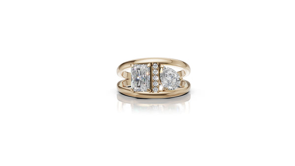 Io E Te Gold Ring