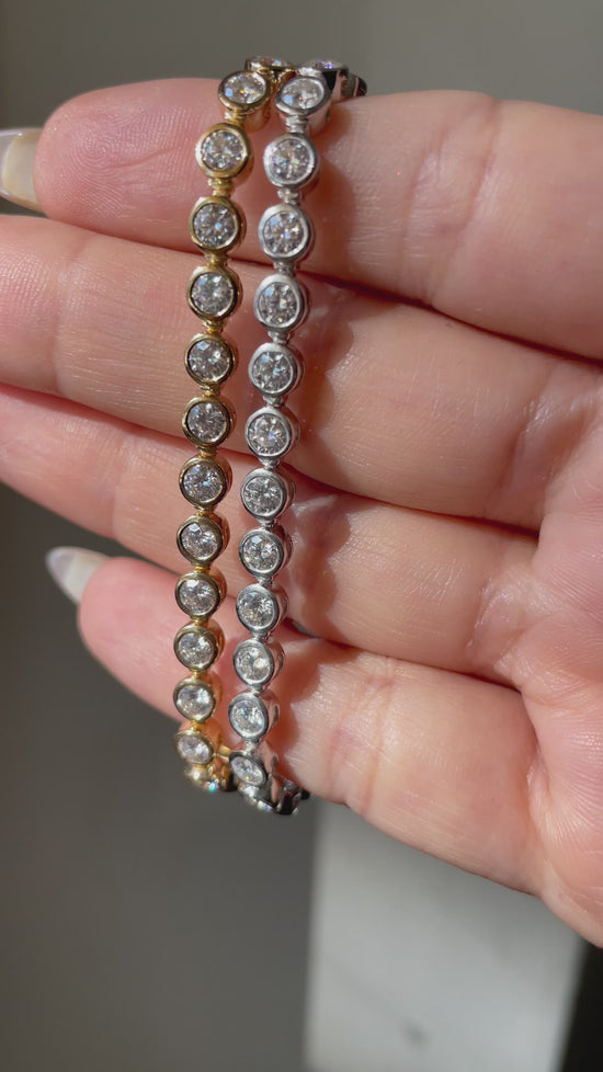 Lyss Tennis Bracelet 3.5 Silver