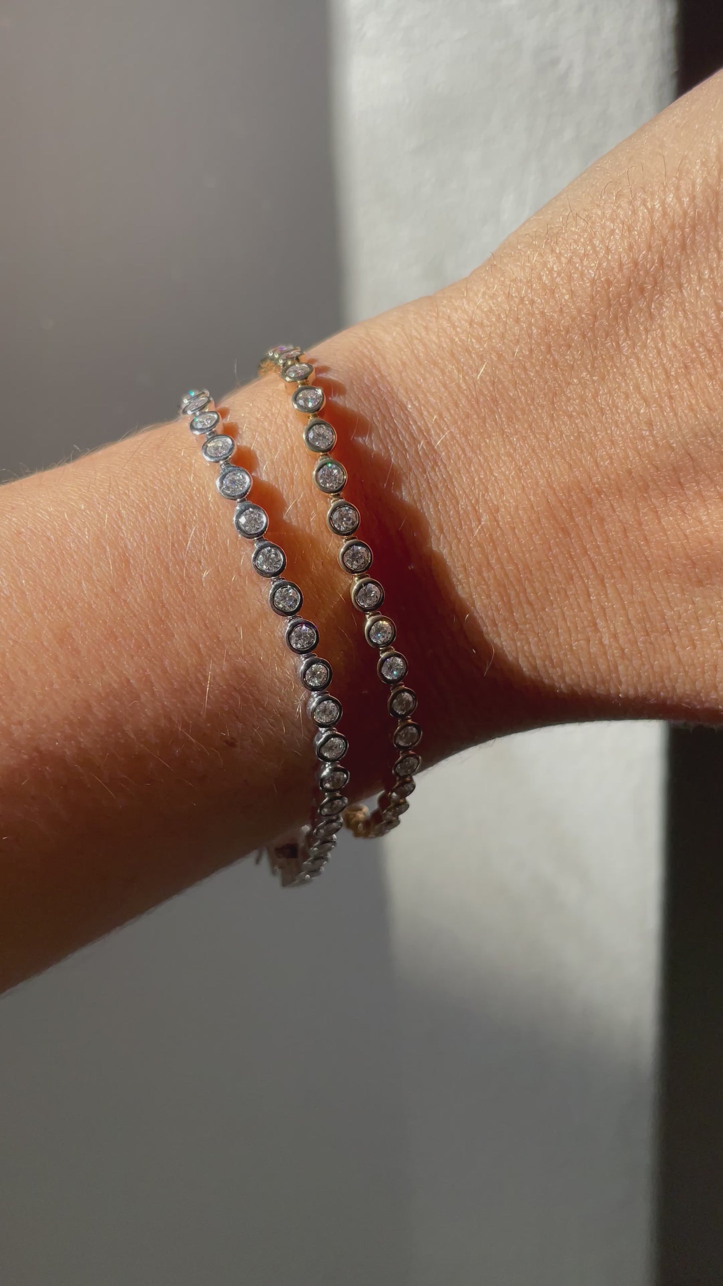 Allegra Tennis Bracelet 2.5 Silver