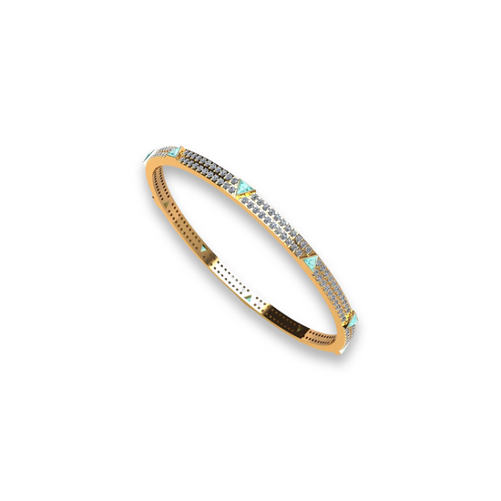 Load image into Gallery viewer, Water Bangle | Gold
