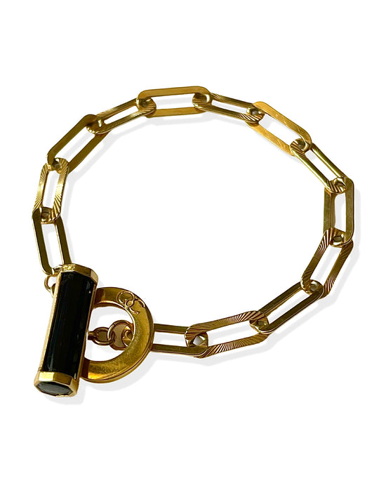 Load image into Gallery viewer, Aligned Toggle Bracelet | Gold
