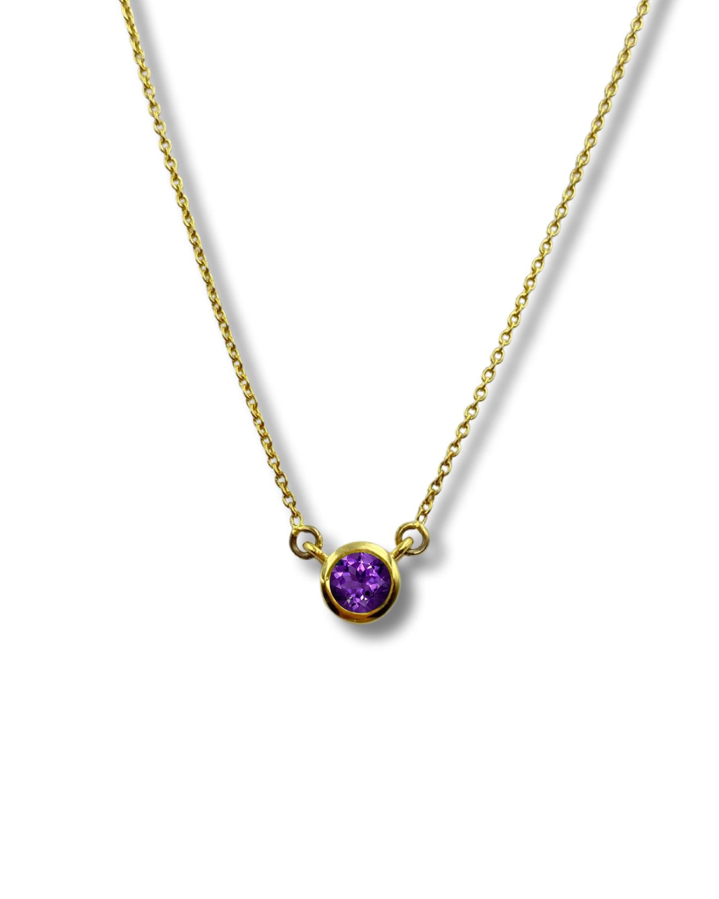 Load image into Gallery viewer, 10k | Crown Chakra Pendant | Amethyst
