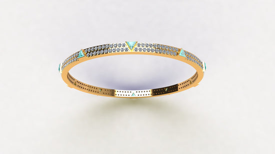 Load image into Gallery viewer, Water Bangle | Gold
