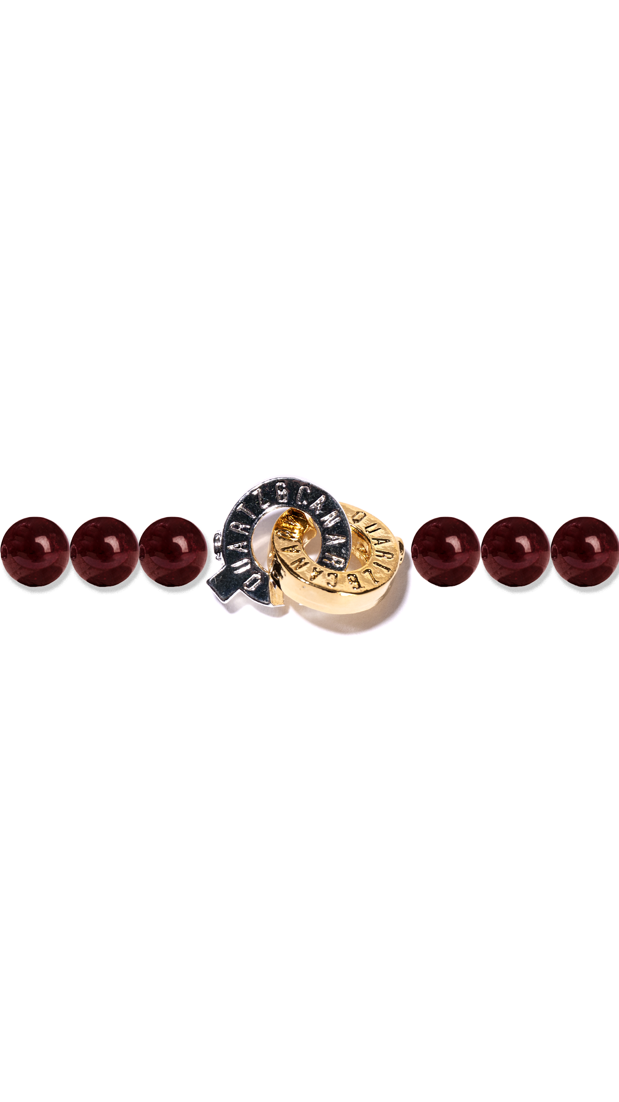 Connected Bracelet - Two Tone Clasp (8mm)