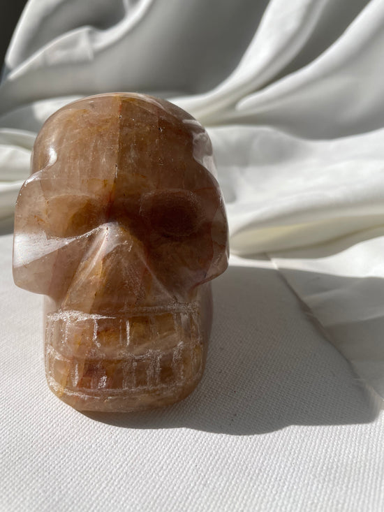 Hematoid Quartz Skull