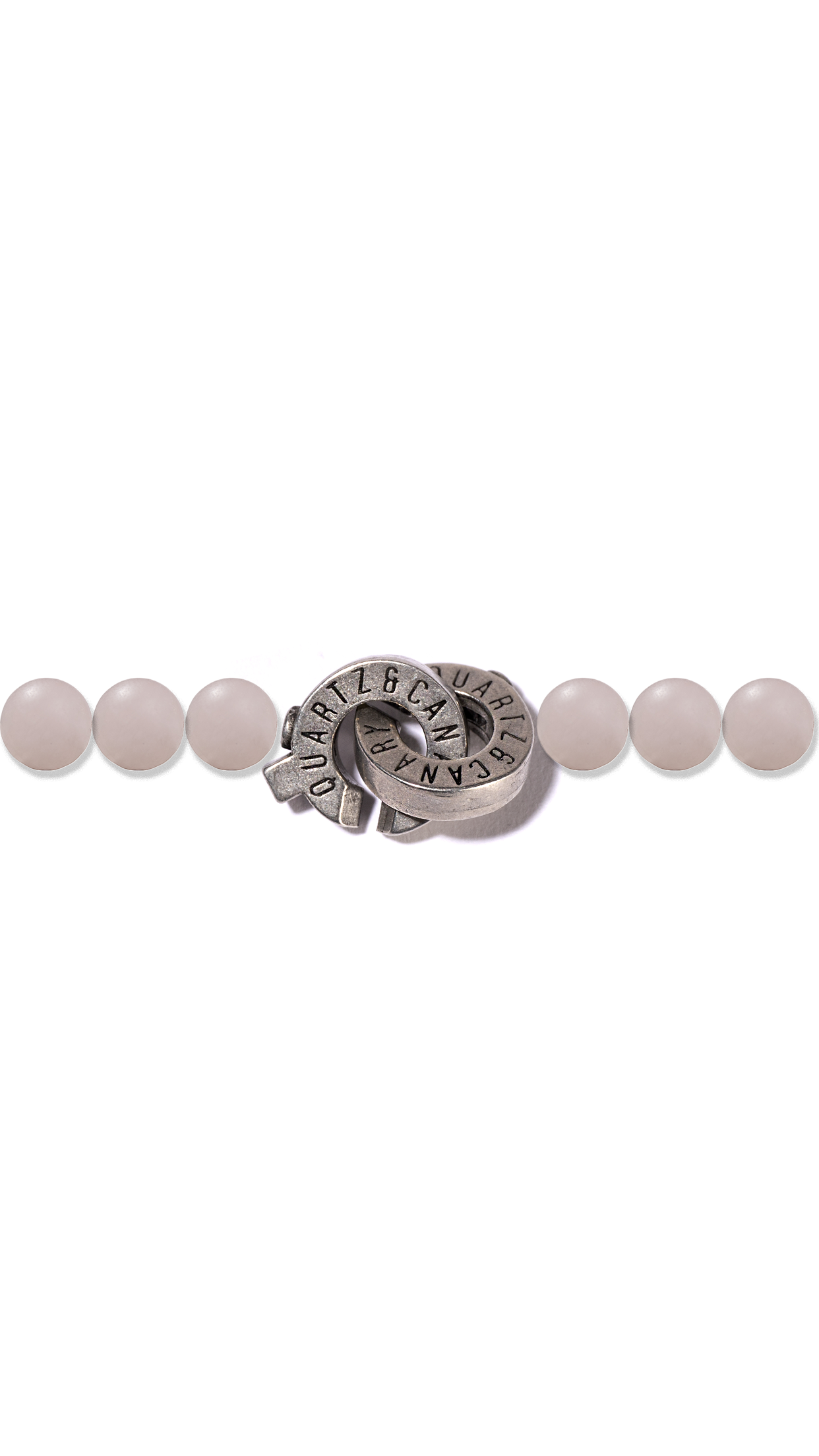 Connected Bracelet - Pewter Clasp (8mm)